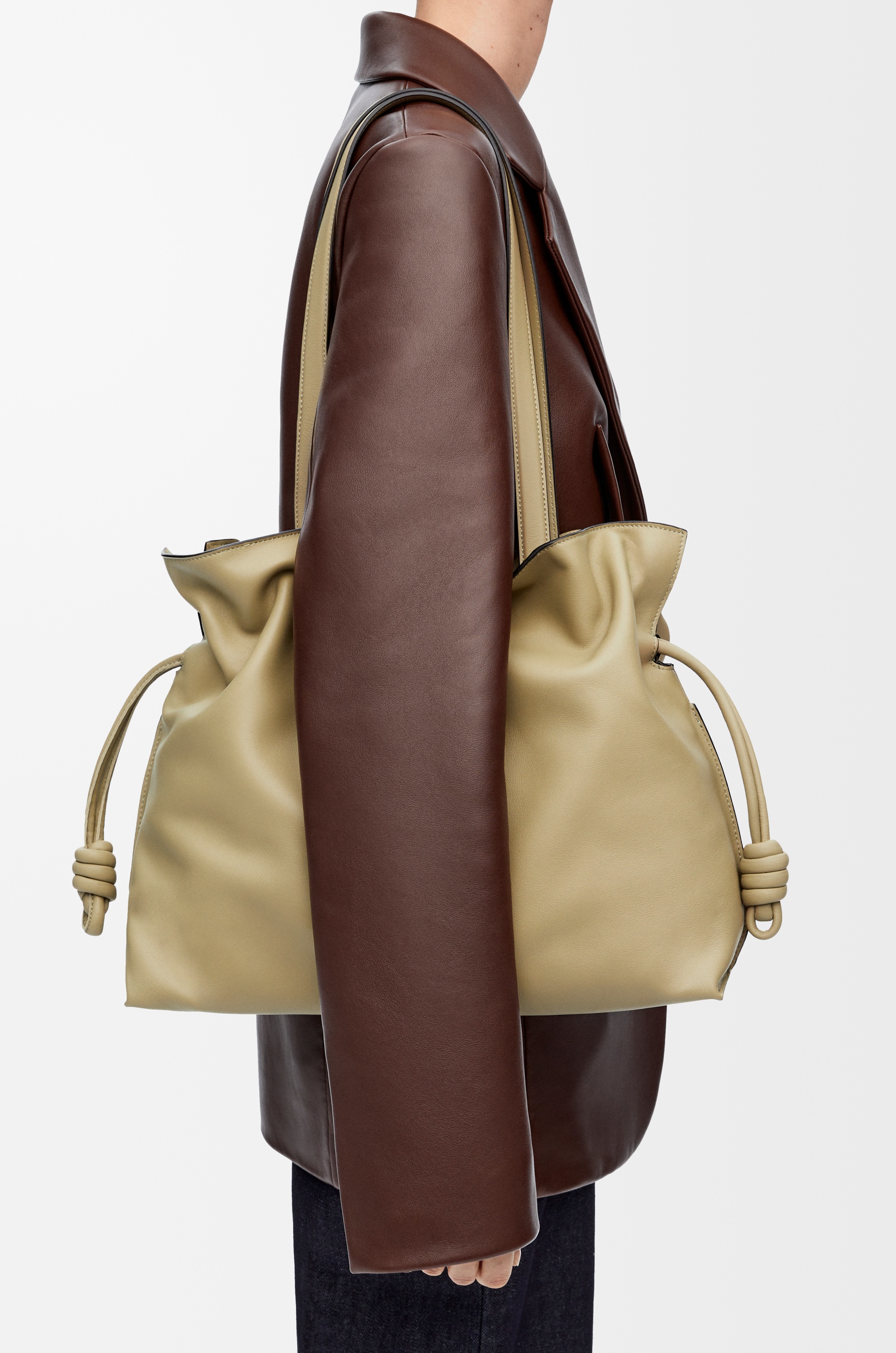 Large Flamenco clutch in nappa calfskin - 3