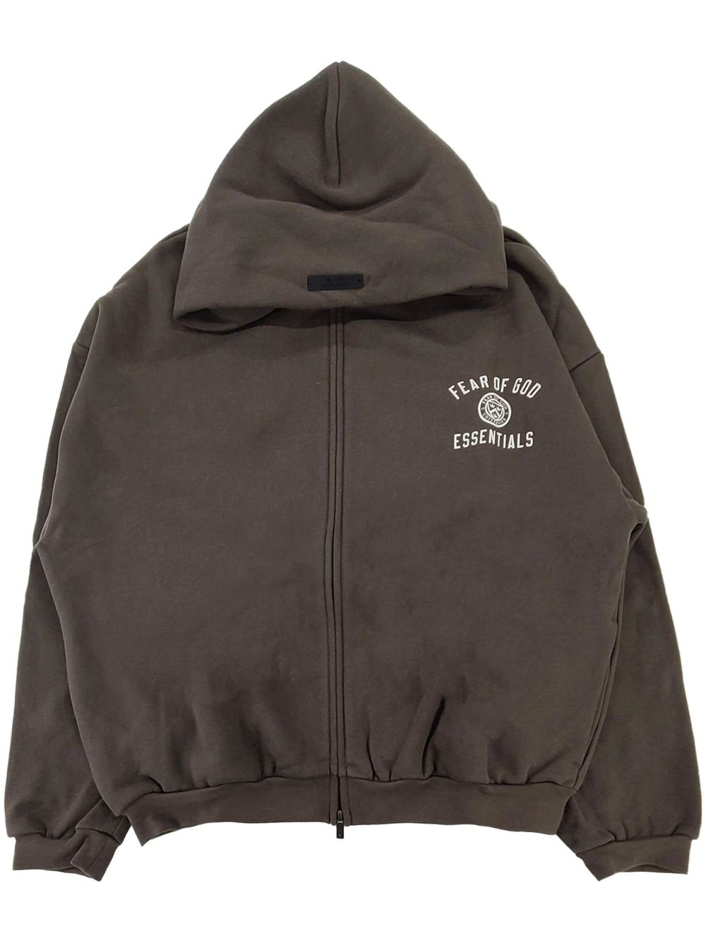 logo-print hoodie - 1
