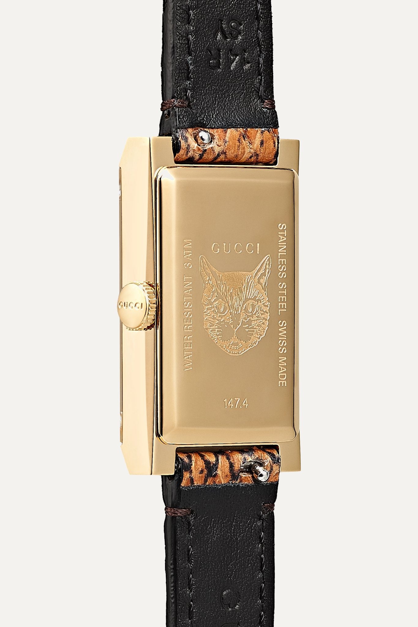 G-Frame 21mm PVD-plated, ayers and mother-of-pearl watch - 4