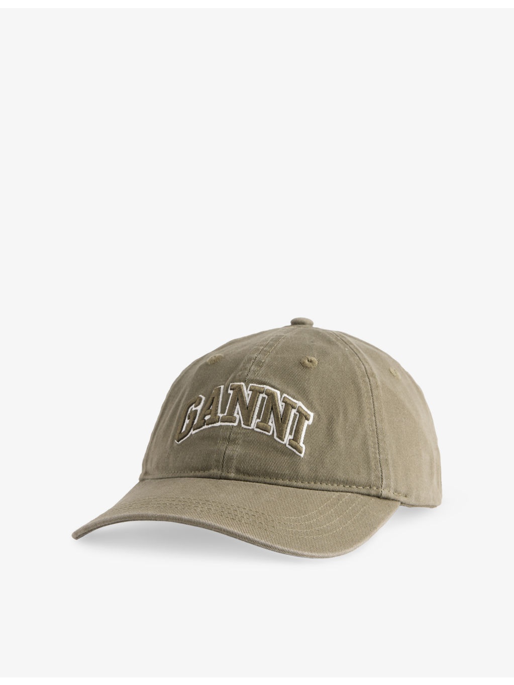 Washed Logo-Embroidered Cotton-Canvas Cap - 1