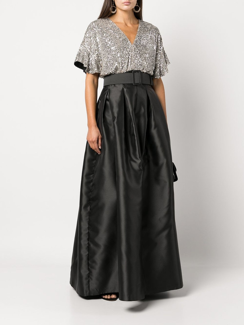SACHIN & BABI Simone sequin-embellished gown outlook