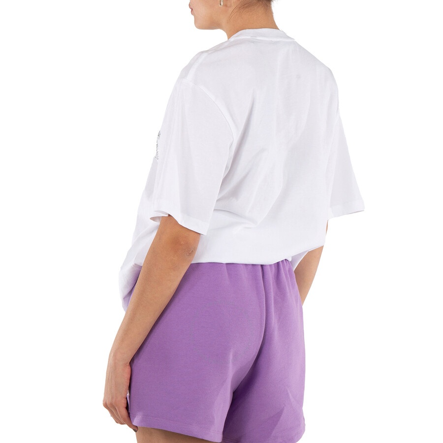 Rotate Rhinestone Logo Aster Cotton T-Shirt - 6