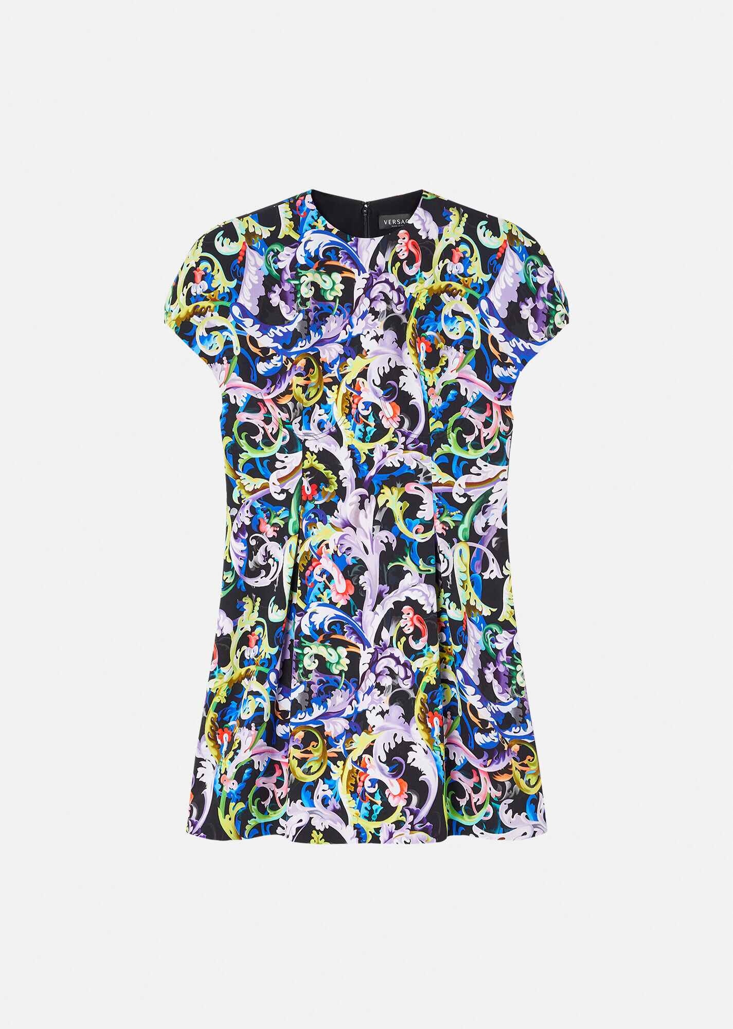 Baroccoflage Print Mini Dress - 1