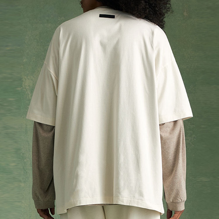 Fear of God Essentials FW23 Tee 'Cloud Dancer' 125BT232001F - 5
