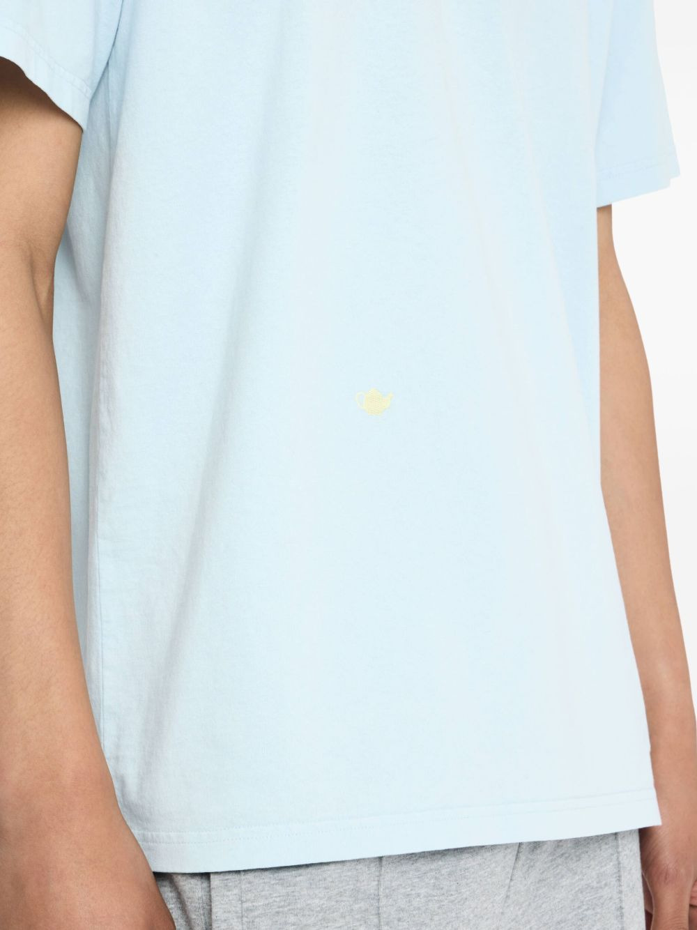 teapot-embroidered T-shirt - 5