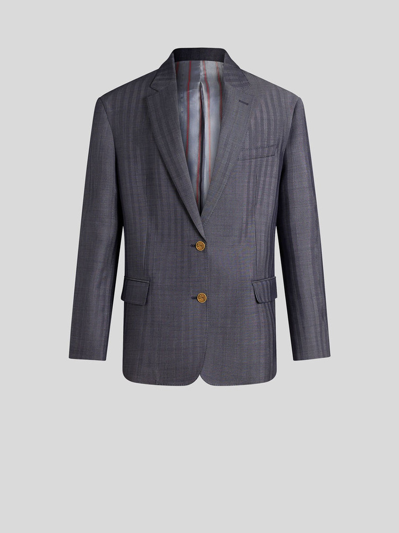 OVERSIZED JACKET WITH PEGASO BUTTONS - 1