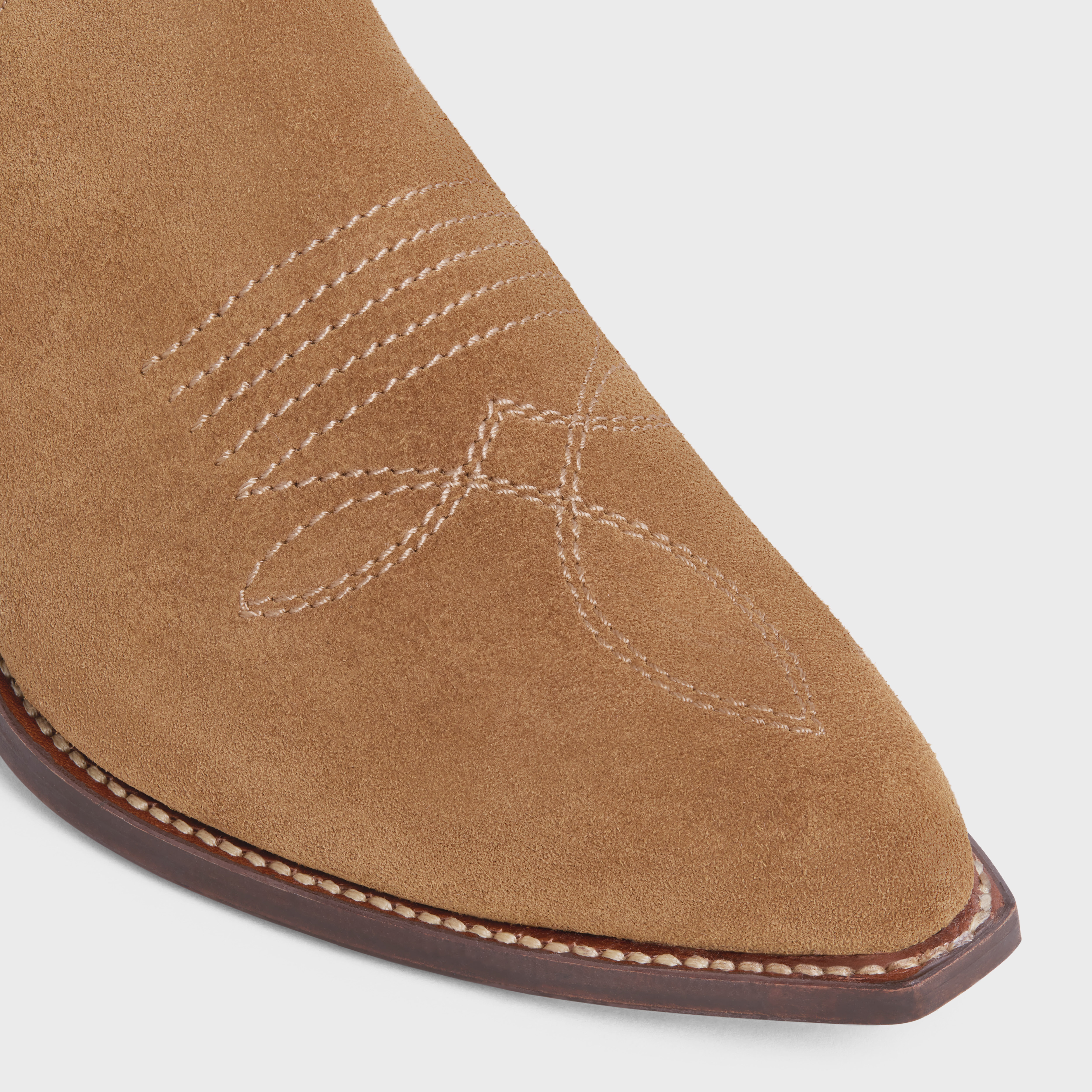 WESTERN BOOTS ZIPPED BOOT in Suede Calfskin - 4