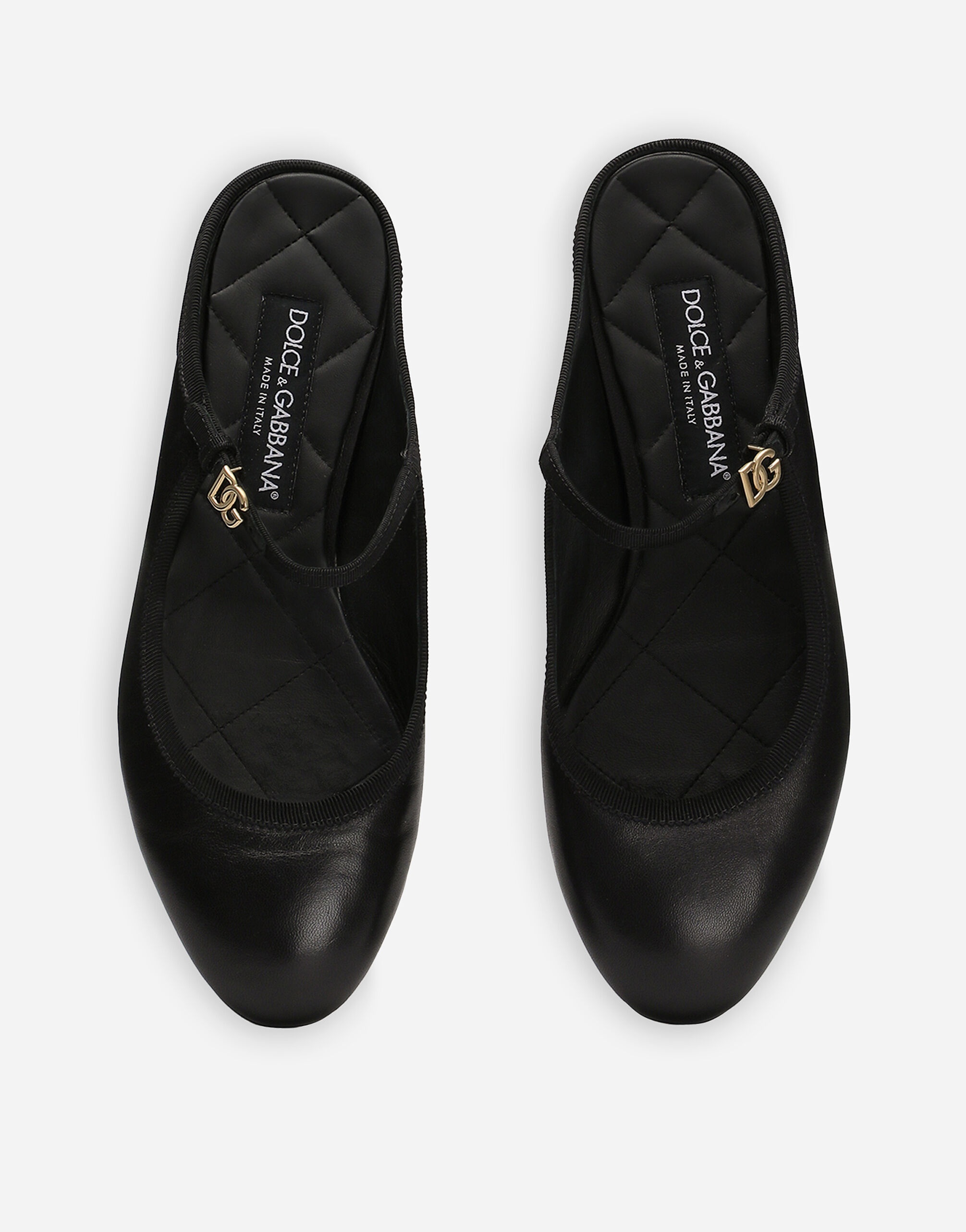 Nappa leather mules - 4