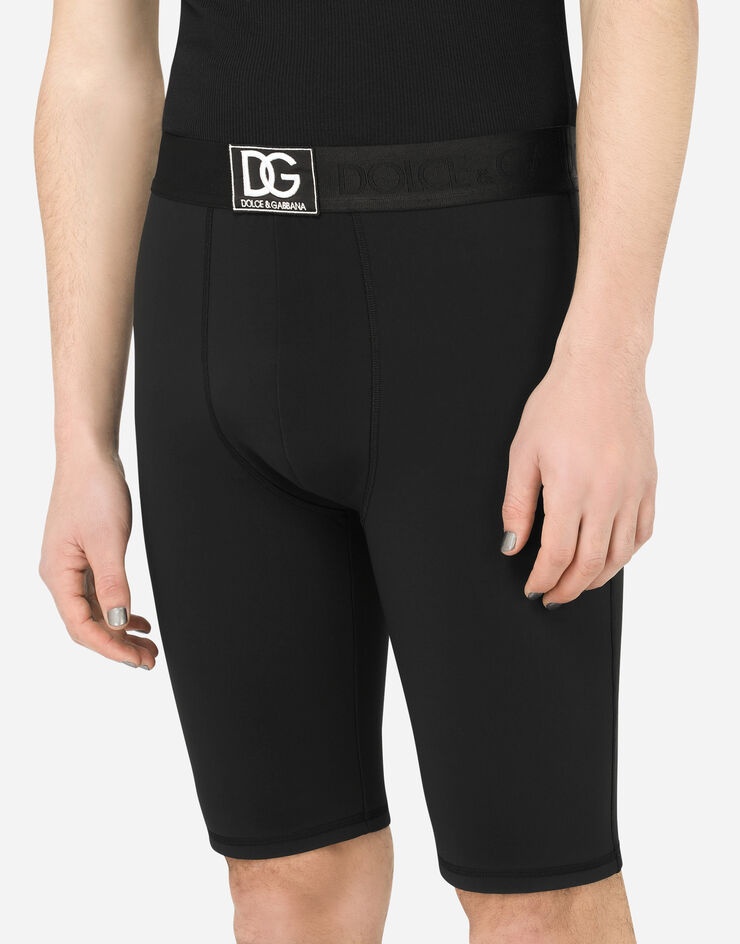 Neoprene cycling shorts with DG patch - 4