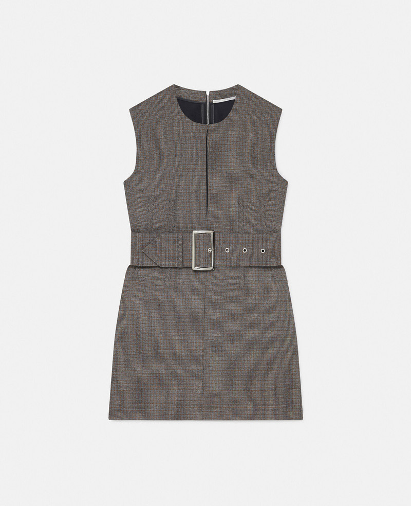 Sleeveless Belted Mini Dress 1