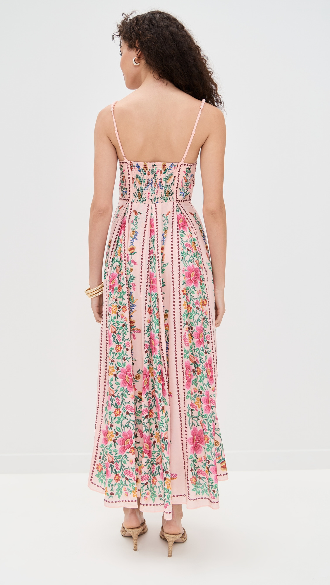Delicate Forest Pink Maxi Dress - 2
