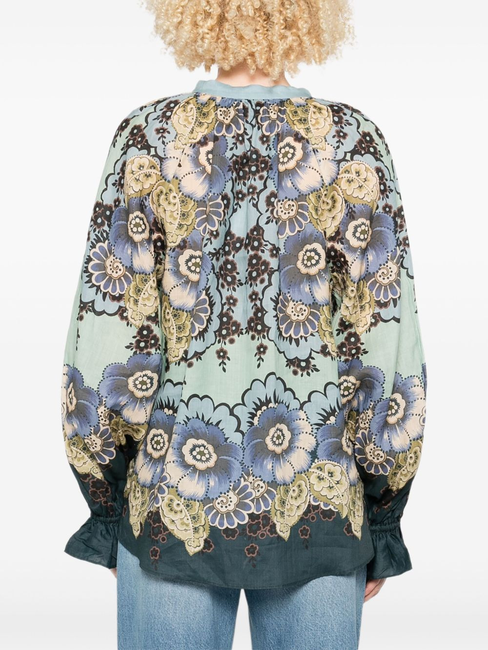 Madalena floral-print blouse - 4