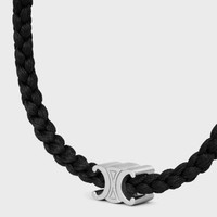 CELINE Triomphe Beach Bracelet in Acrylic and Brass with