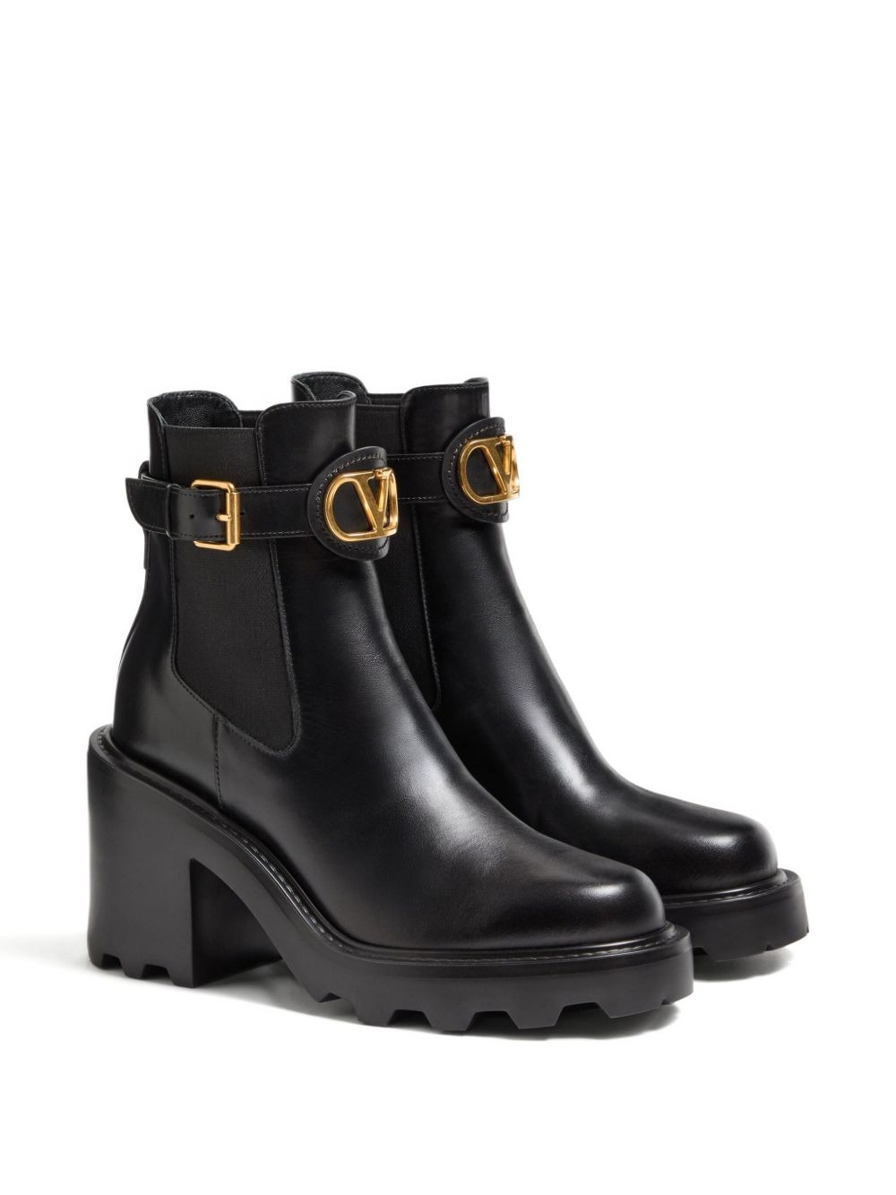 90mm Vlogo Chelsea leather ankle boots - 2