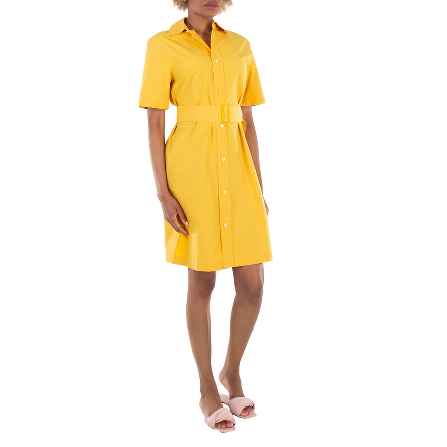 Burberry Short-Sleeve Cotton Blend Shirt Dress - 3