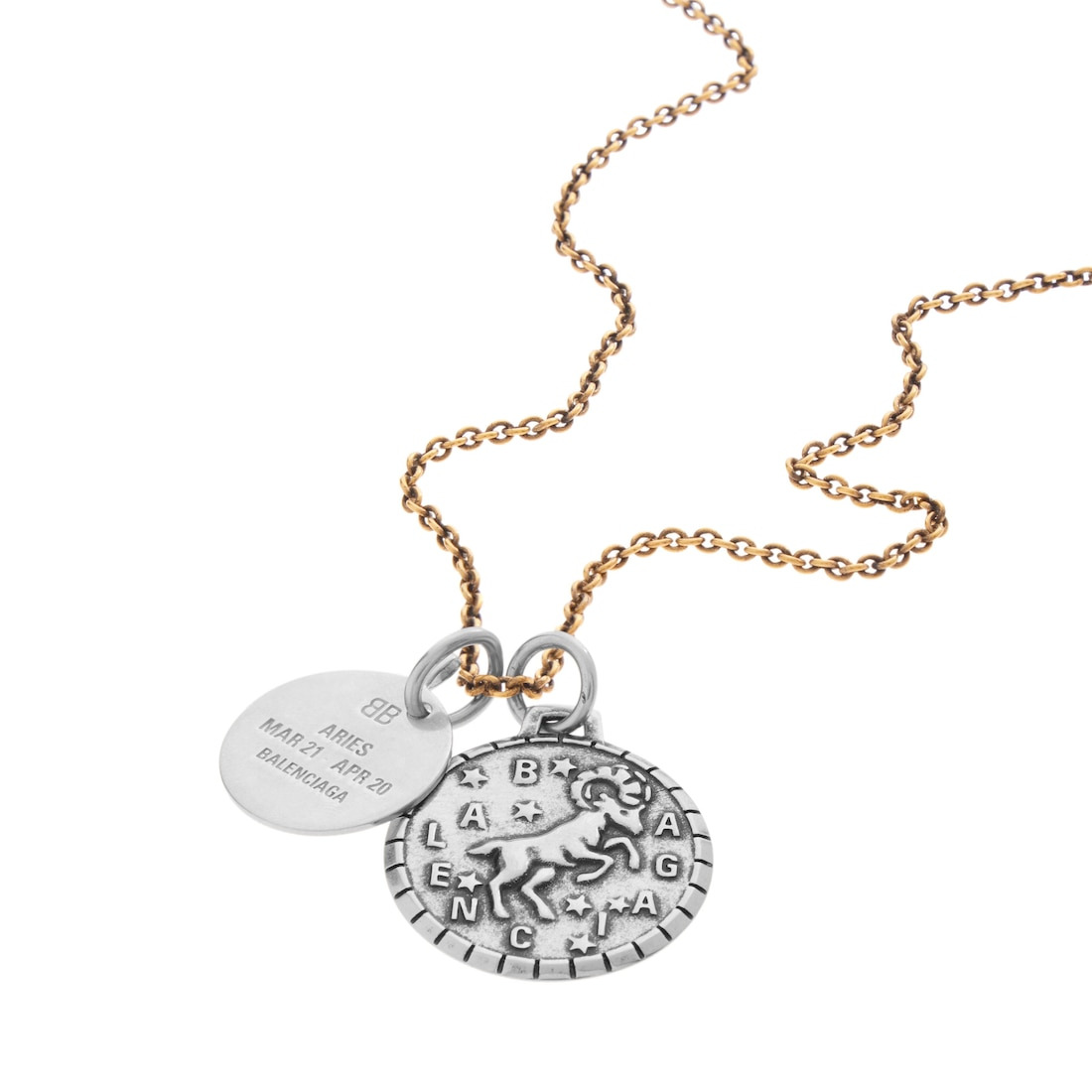 Horoscope Aries Necklace in Gold/silver - 3