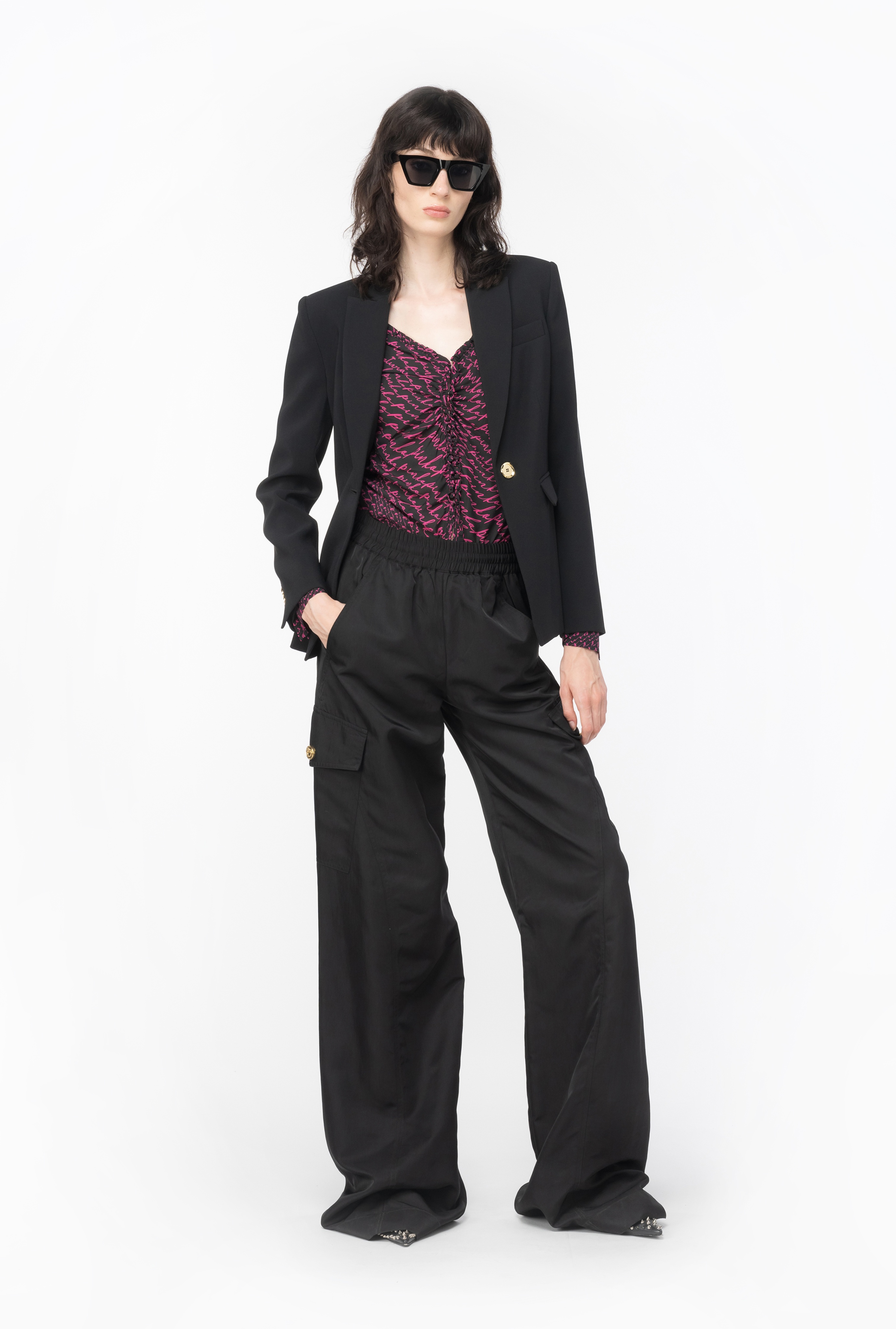 SINGLE-BREASTED STRETCH BLAZER - 3