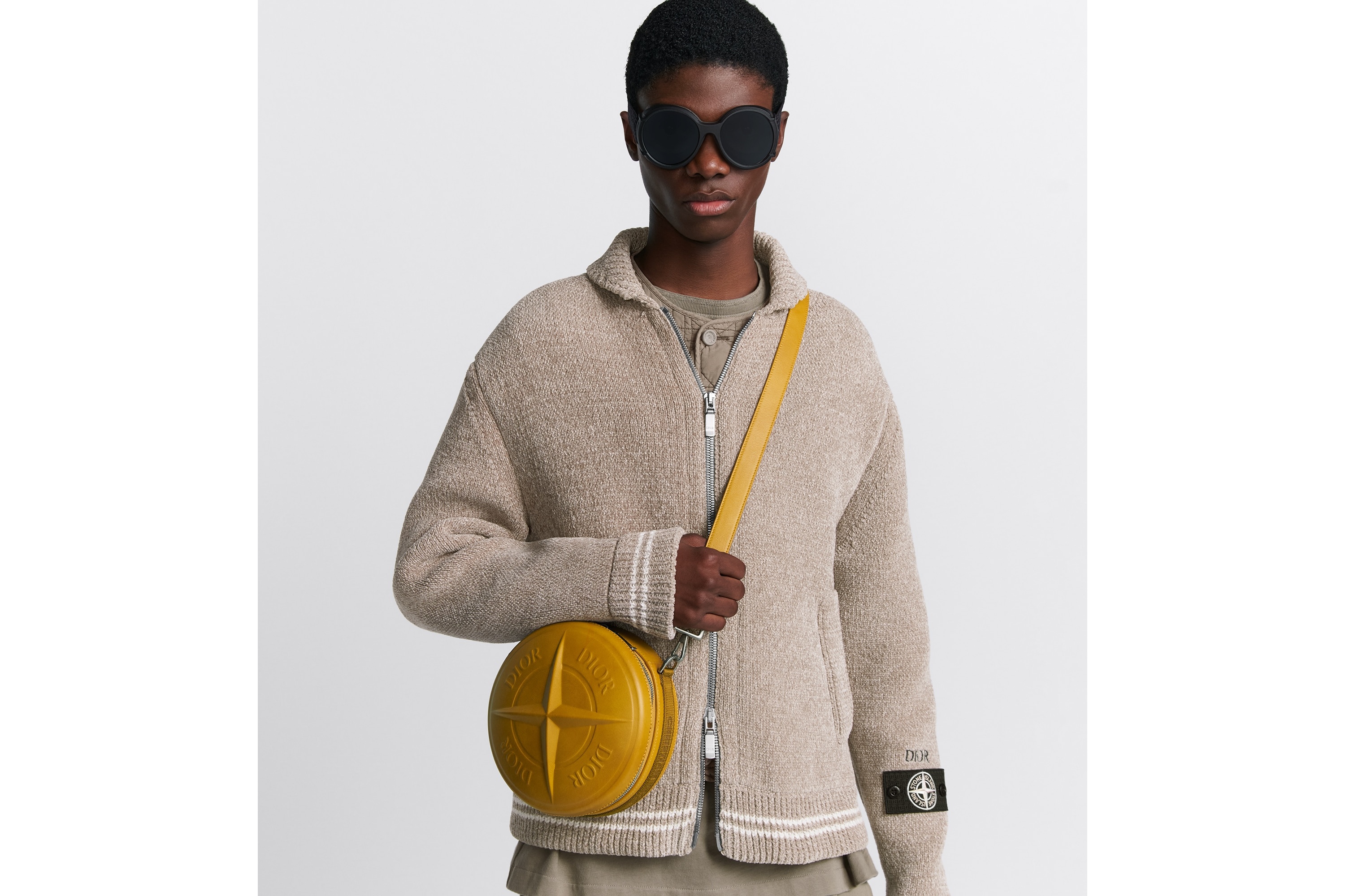 DIOR AND STONE ISLAND Round Bag — LIMITED AND NUMBERED EDITION - 2