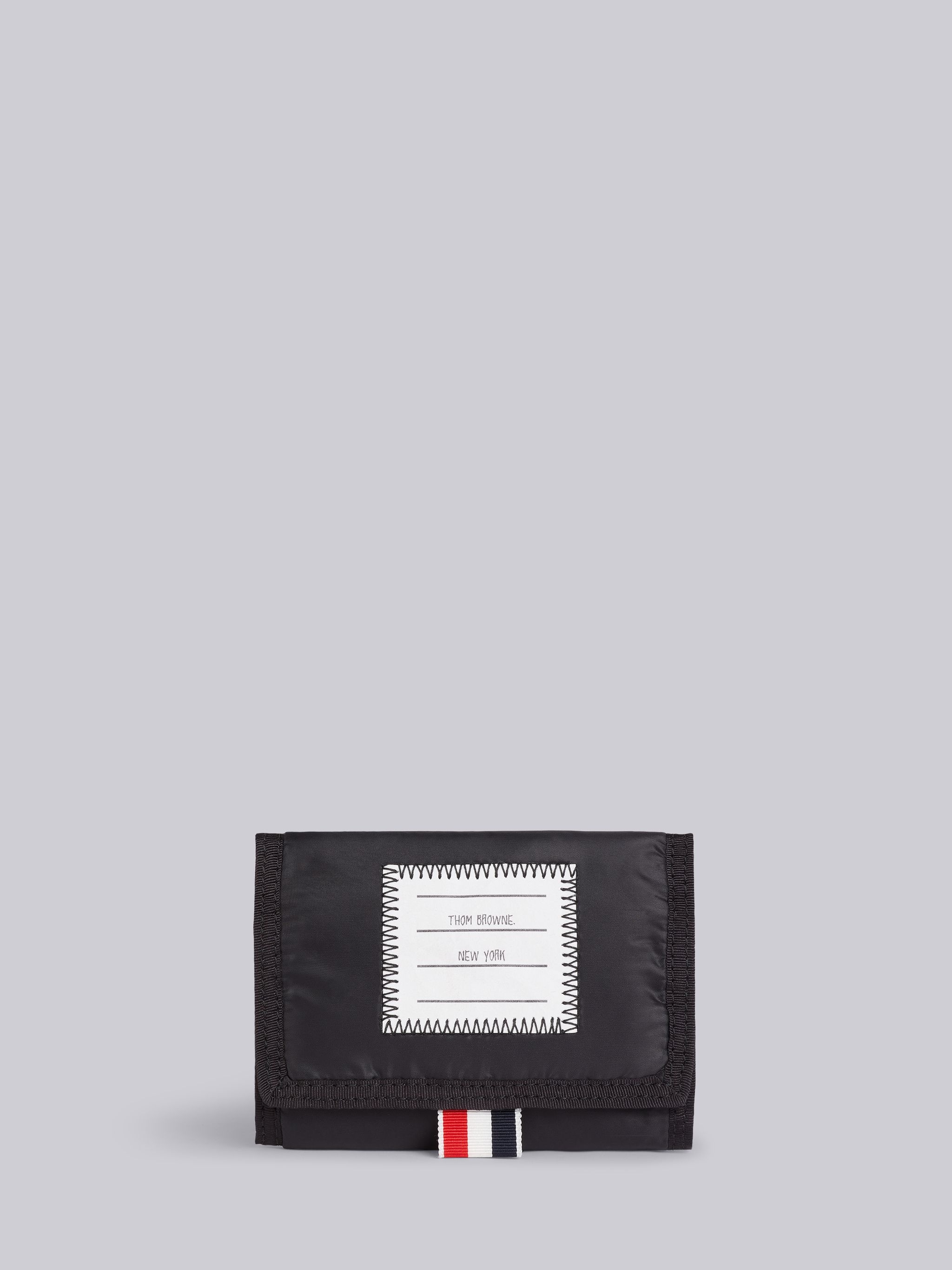 Black Ripstop Velcro Wallet - 1