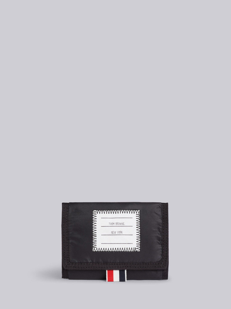 Black Ripstop Velcro Wallet 1