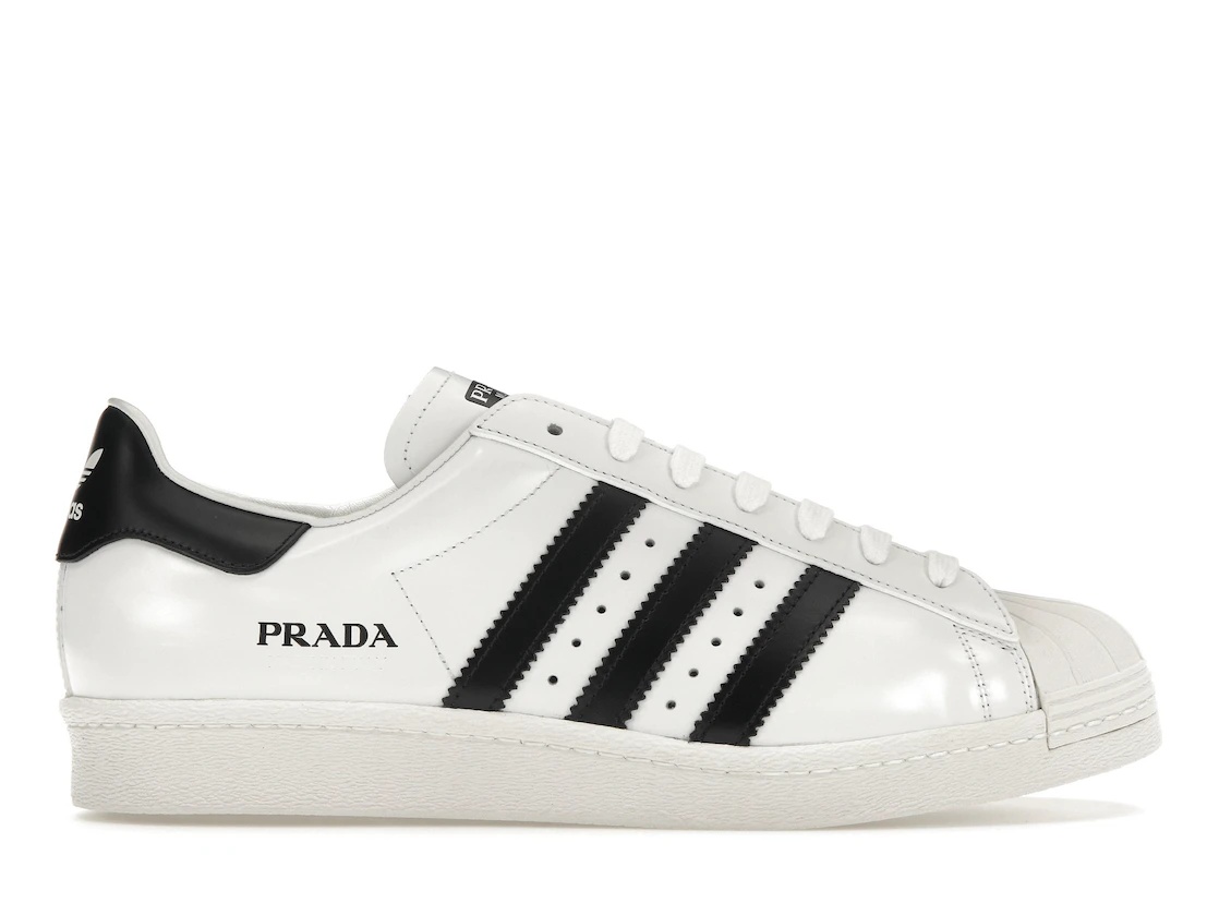 adidas Superstar Prada White Black - 1