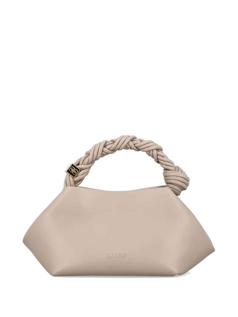 GANNI small Bou knotted tote bag outlook