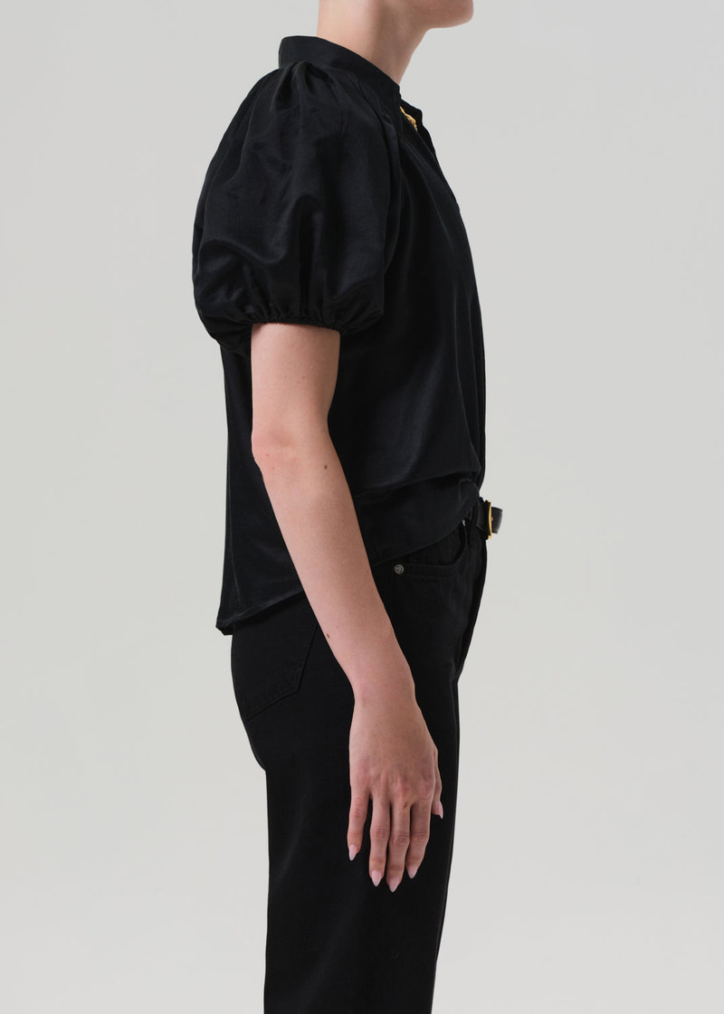 Leila Blouse In Black 5