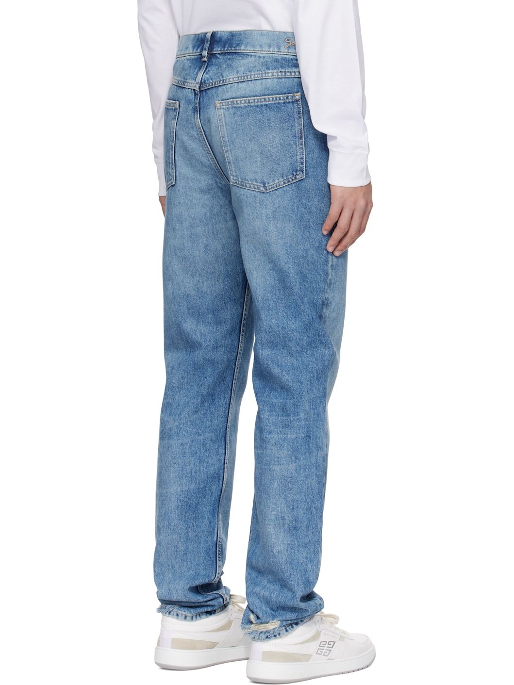 Blue Slim Fit Jeans - 3