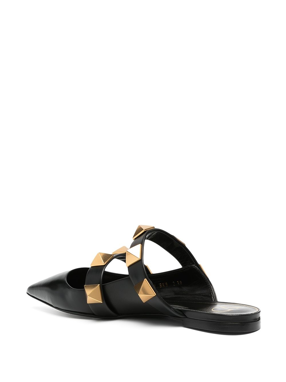 Roman Stud flat mules - 3