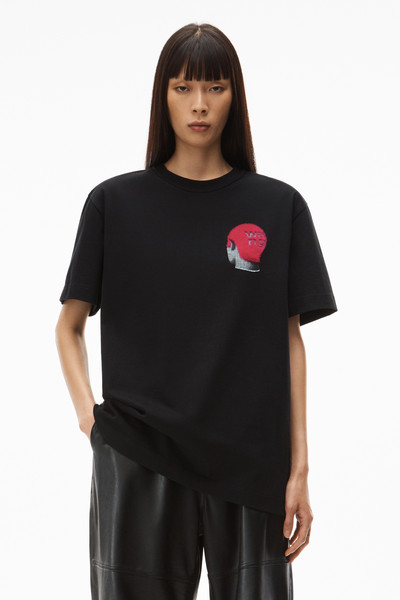 Alexander Wang BUZZ CUT GRAPHIC TEE IN COMPACT JERSEY outlook