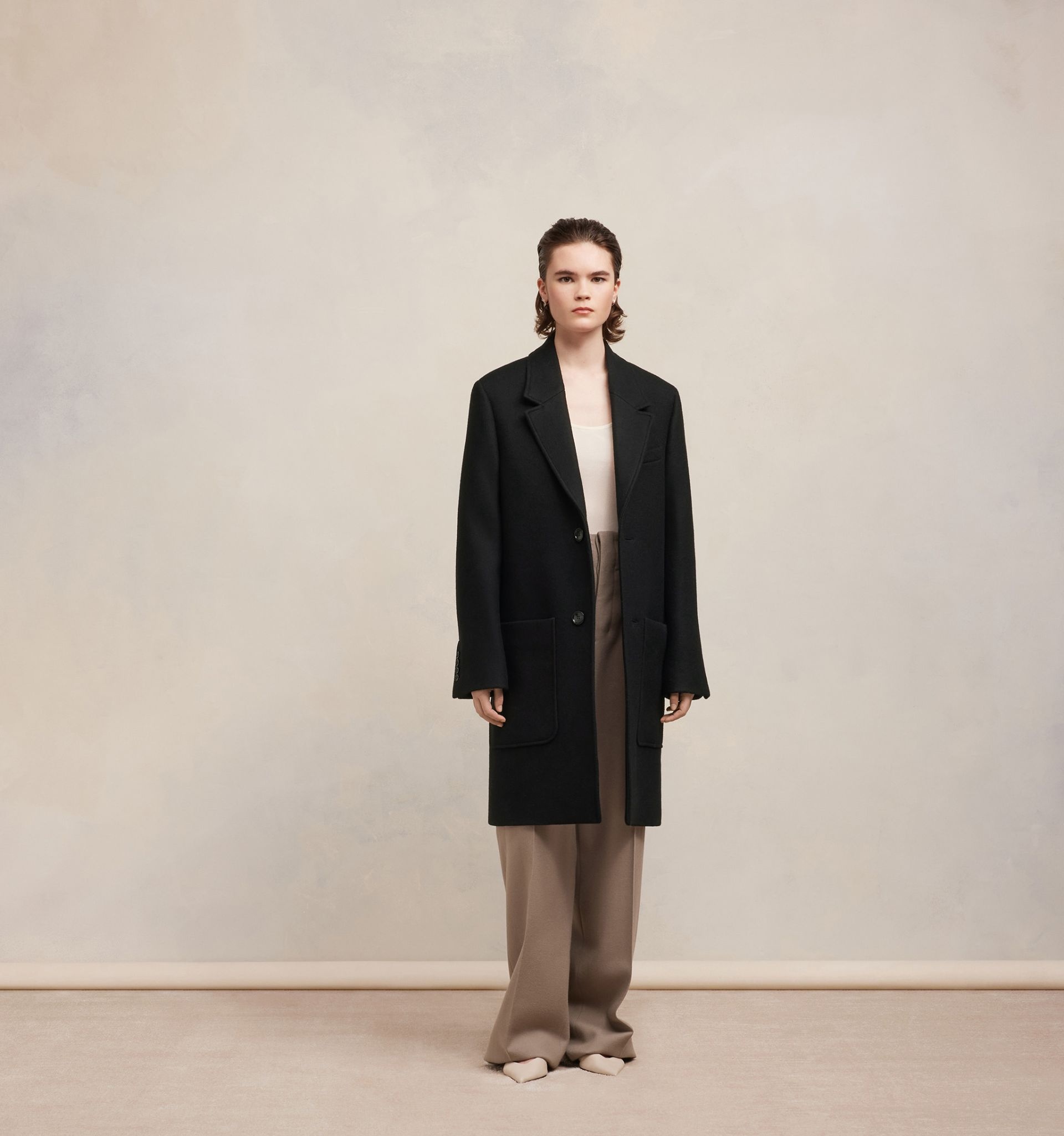 Two Buttons Coat - 3