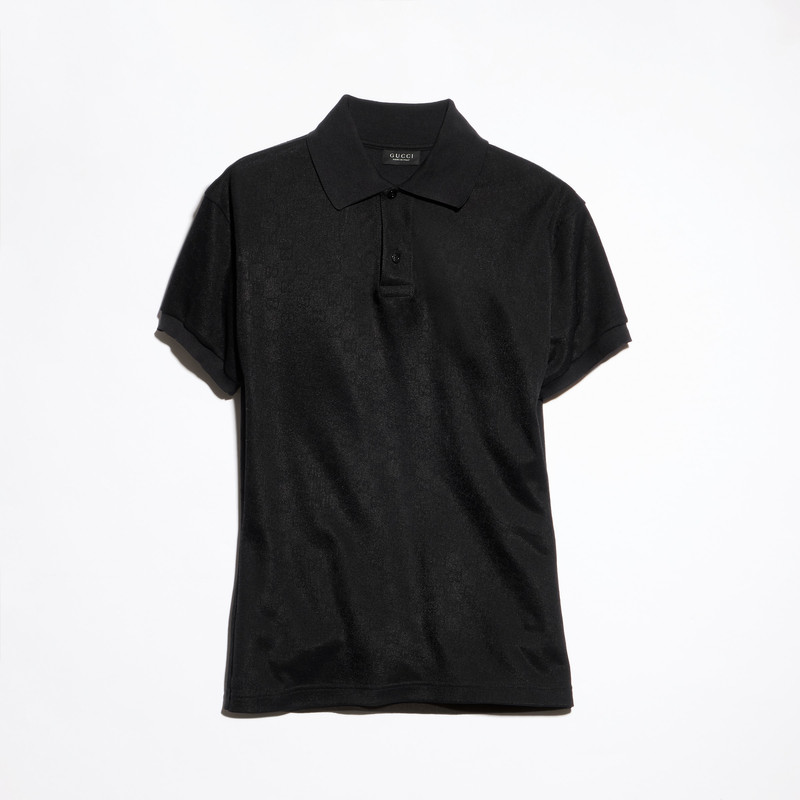 GG technical jersey jacquard polo shirt - 1