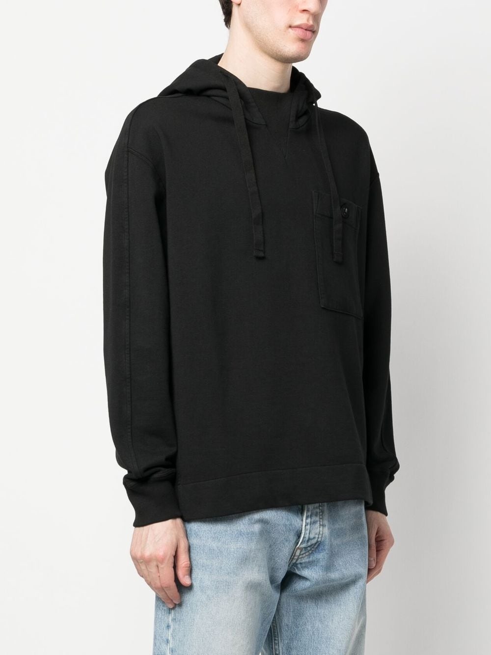 patch-pocket detail hoodie - 3