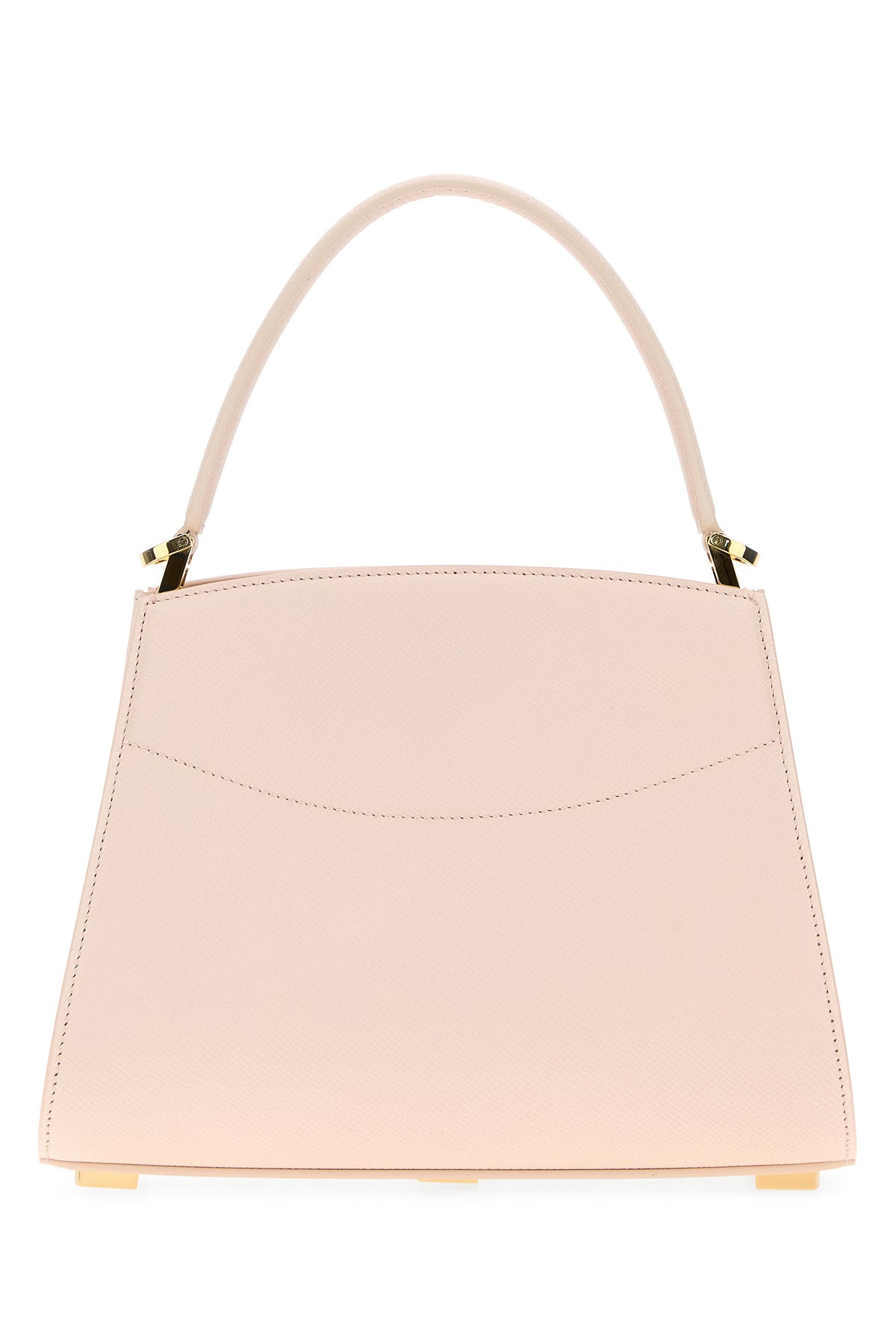 Pastel pink leather small Studio Box handbag - 3