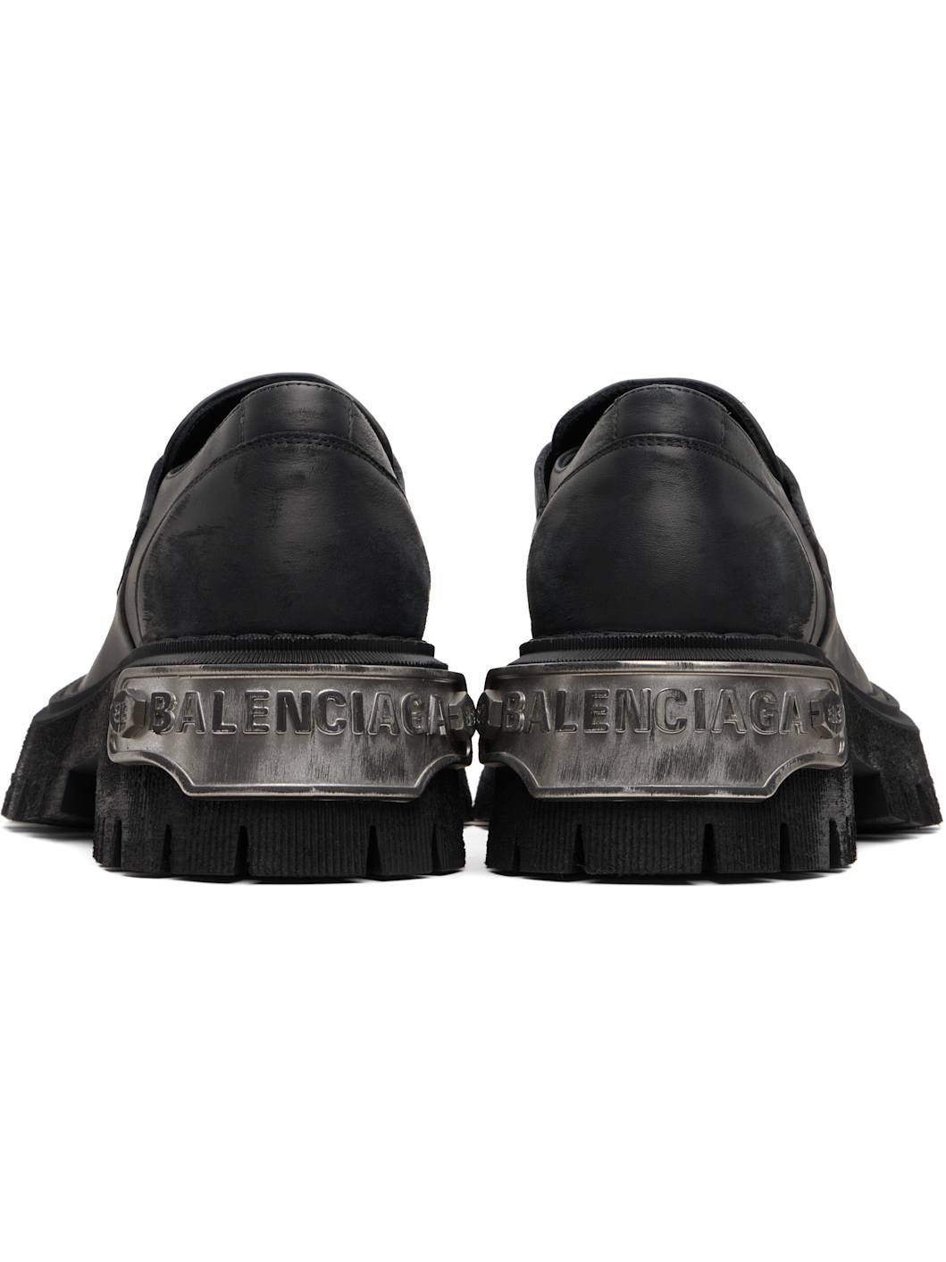 Black Tractor Loafers - 2