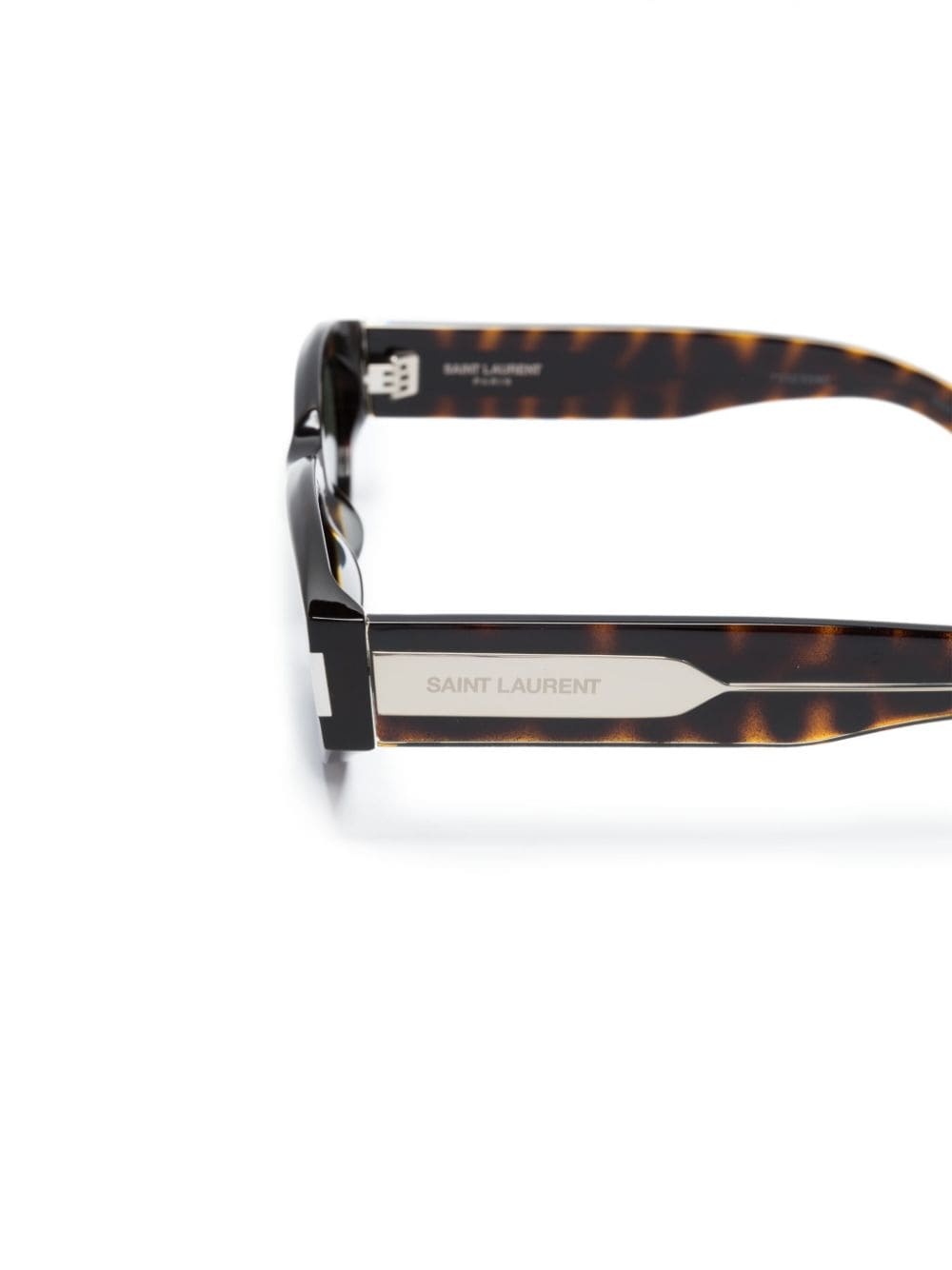 tortoiseshell-effect oval-frame sunglasses - 3