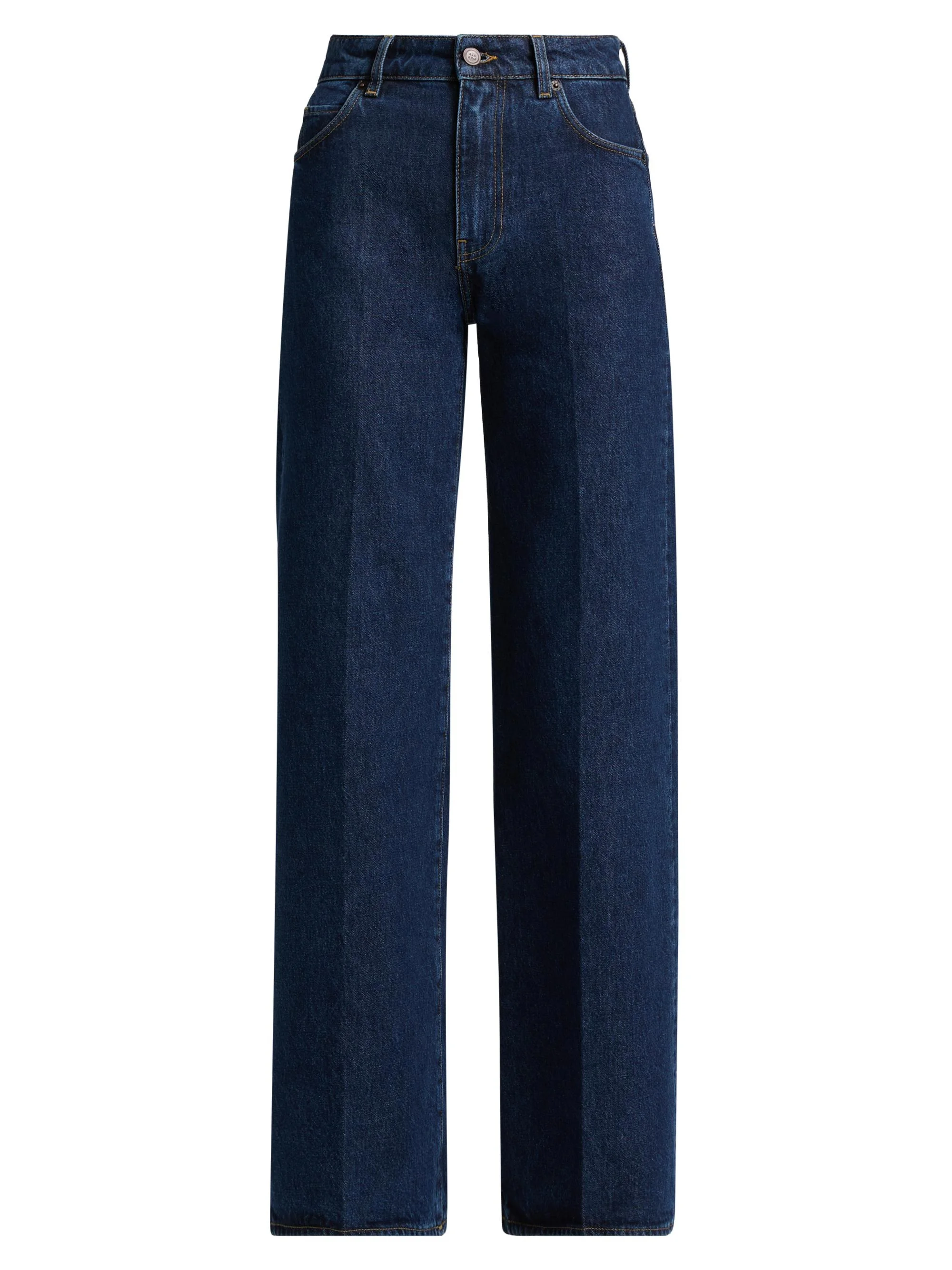 Women's High-Rise Wide-Leg Jeans - Clean Blue - 1