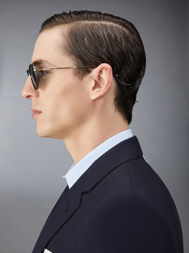 Titanium Round Sunglasses 3