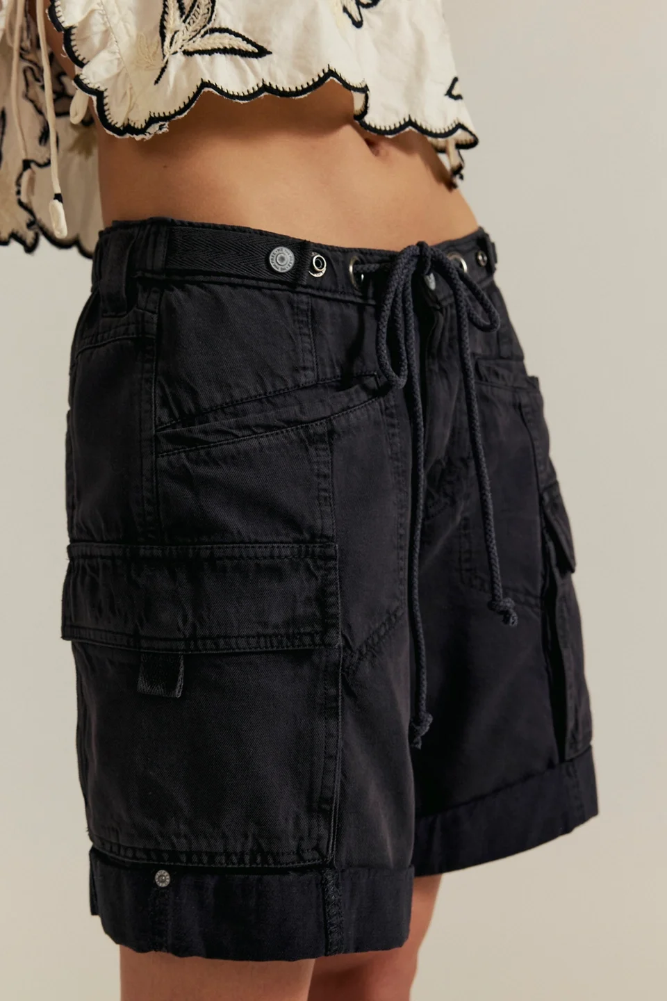 Frankie Washed Shorts - 1