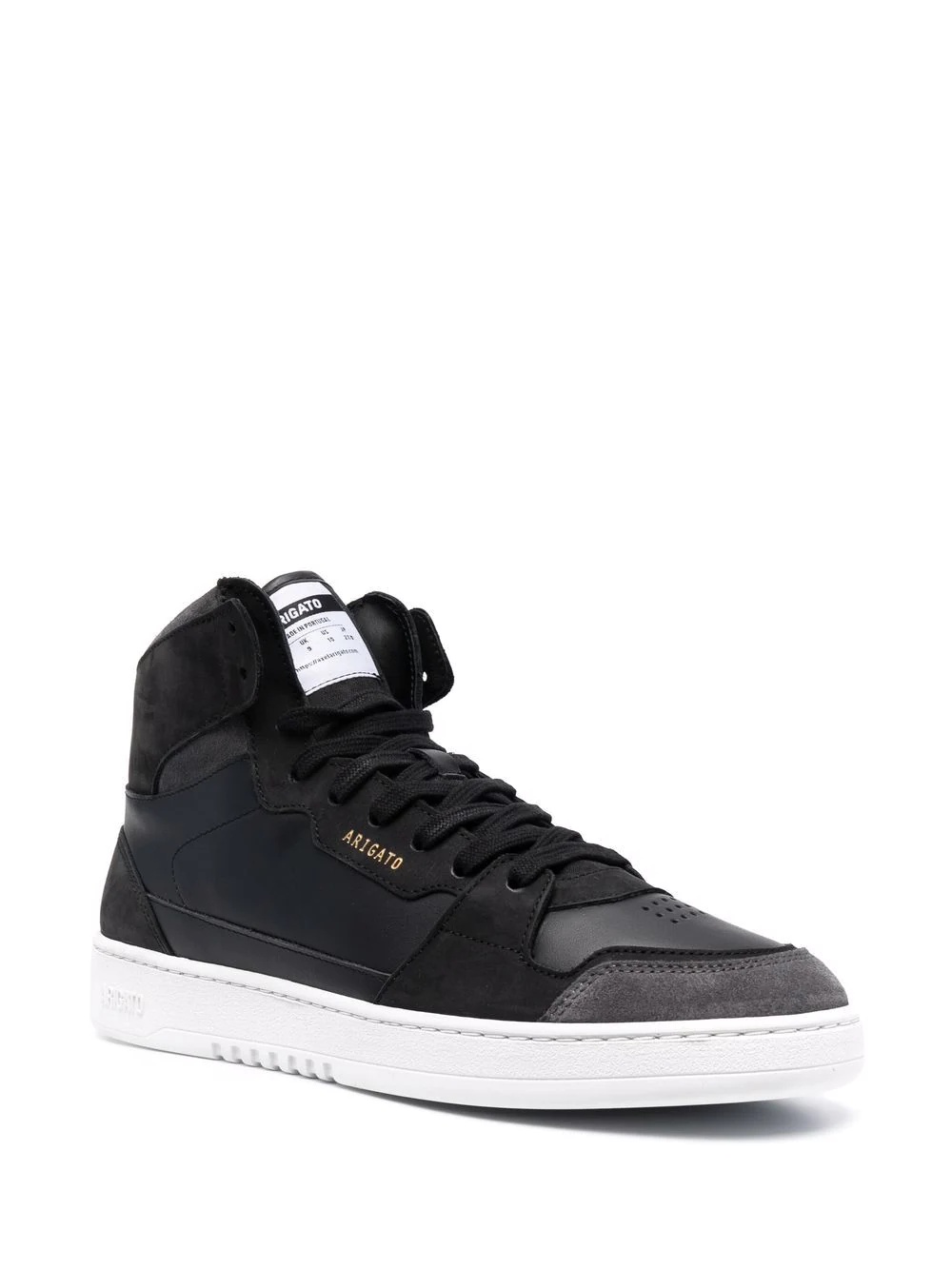 logo-stamp high top sneakers - 2