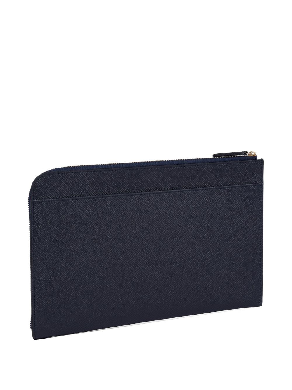 zip-fastening leather pouch - 3