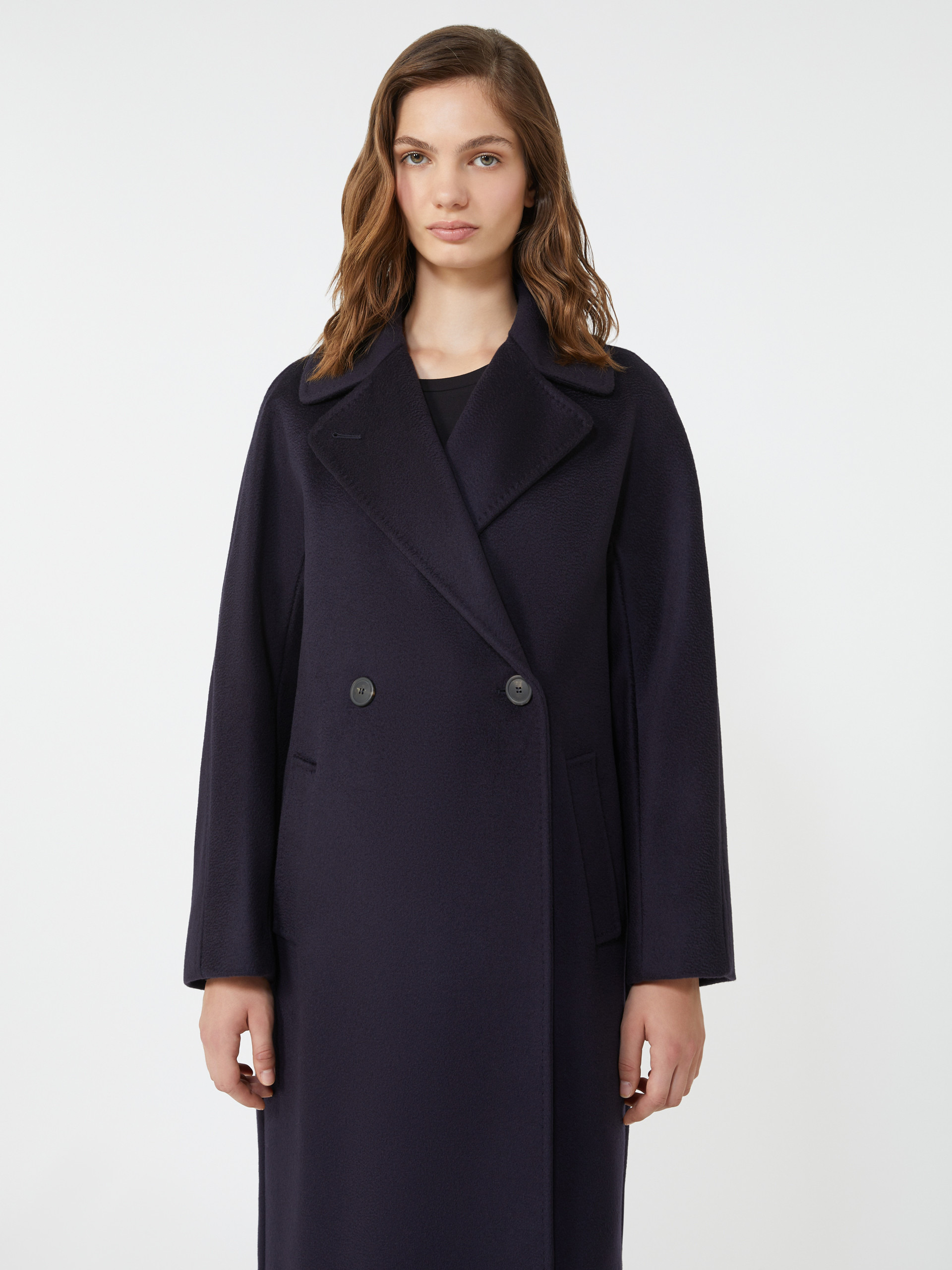 RESINA Double-breasted wool midi coat - 5