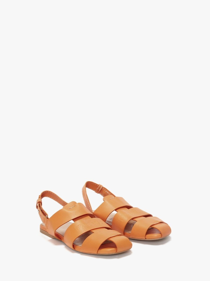 JW Anderson LEATHER FISHERMAN SANDALS outlook