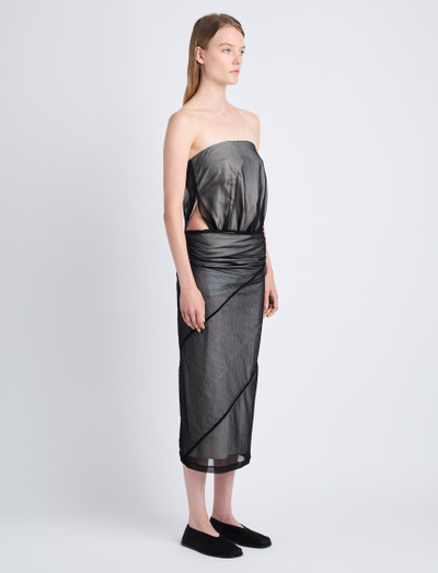 Proenza Schouler Gwen Strapless Dress in Silk Nylon outlook
