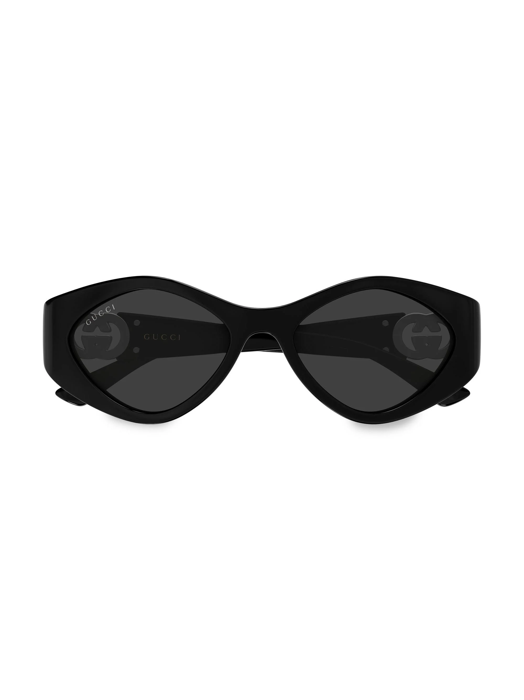Women's Hailey 52MM Oval Sunglasses - Black - 1