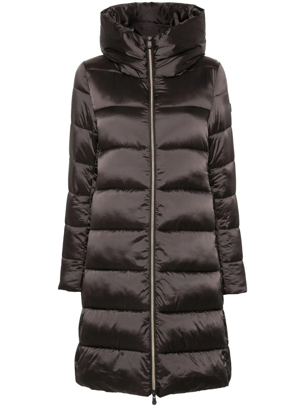 logo-patch coat - 1