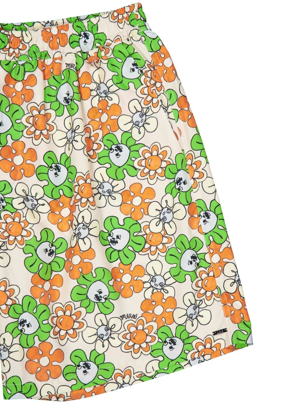 floral graphic-print swim shorts - 4