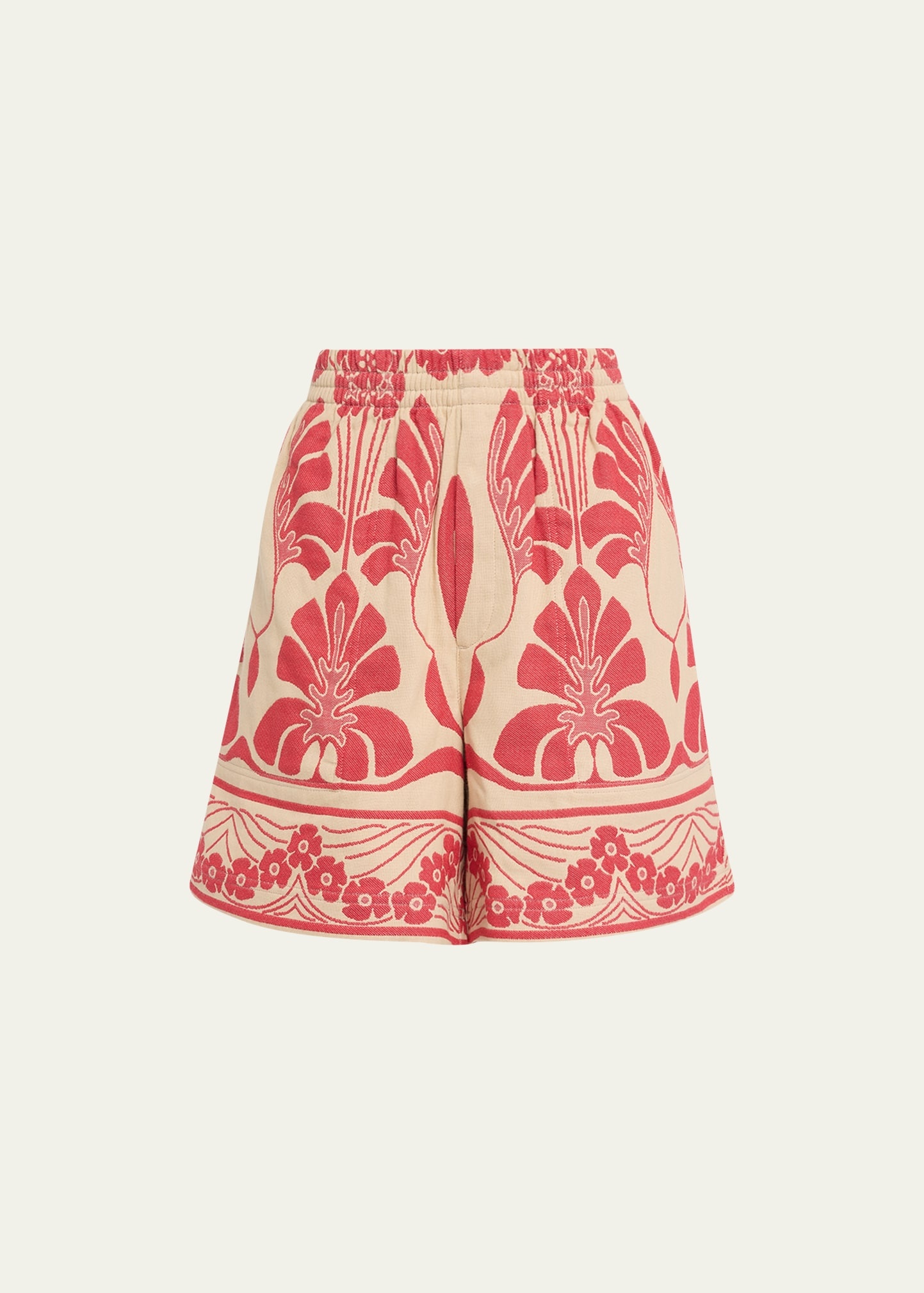 Nouveau Monstera Jacquard Shorts - 1