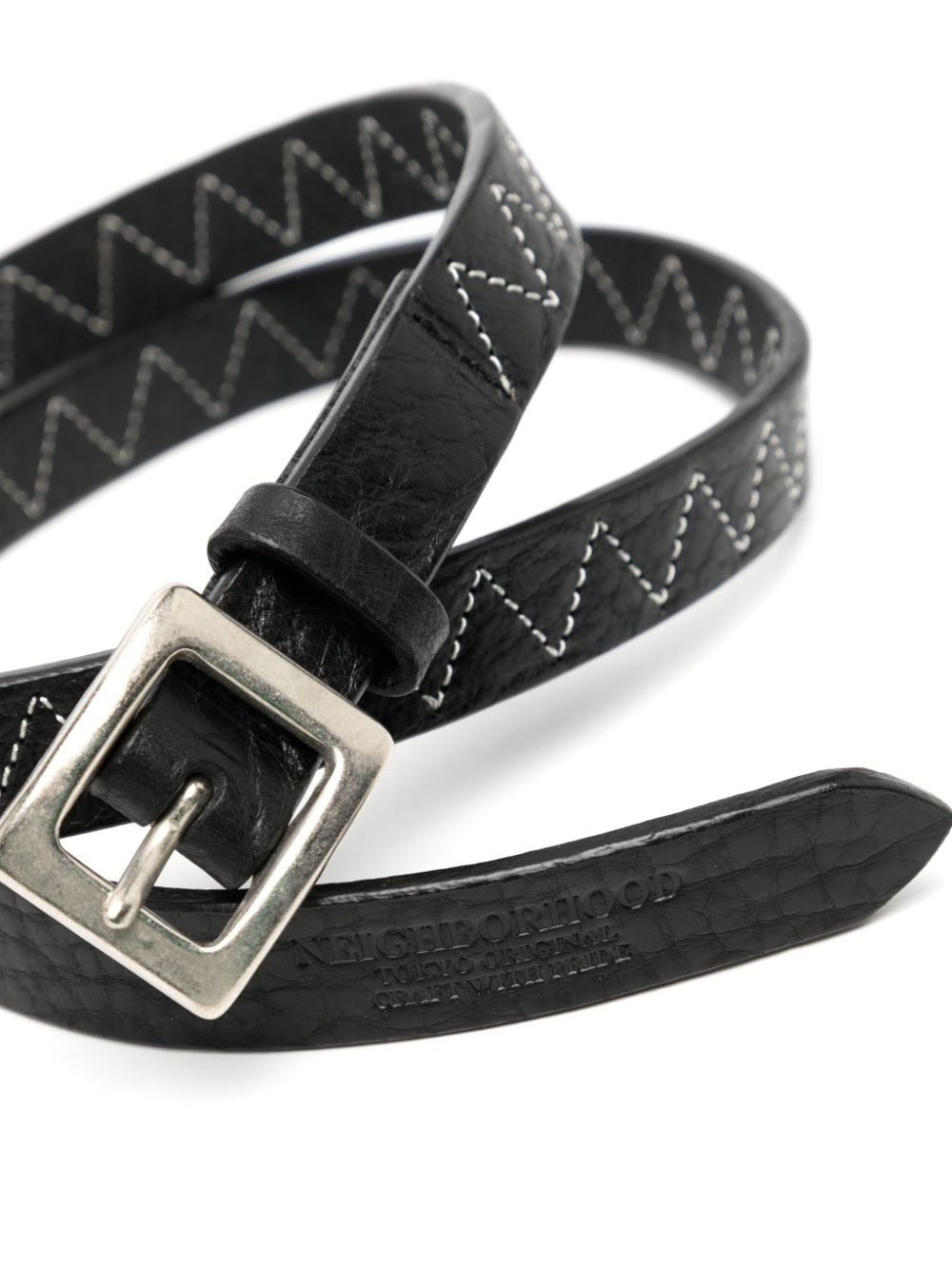 ☆NEIGHBORHOOD. LEATHER. NARROW. BELT NEIGHBORHOOD - Leather Narrow Belt | HBX - Globally Curated
