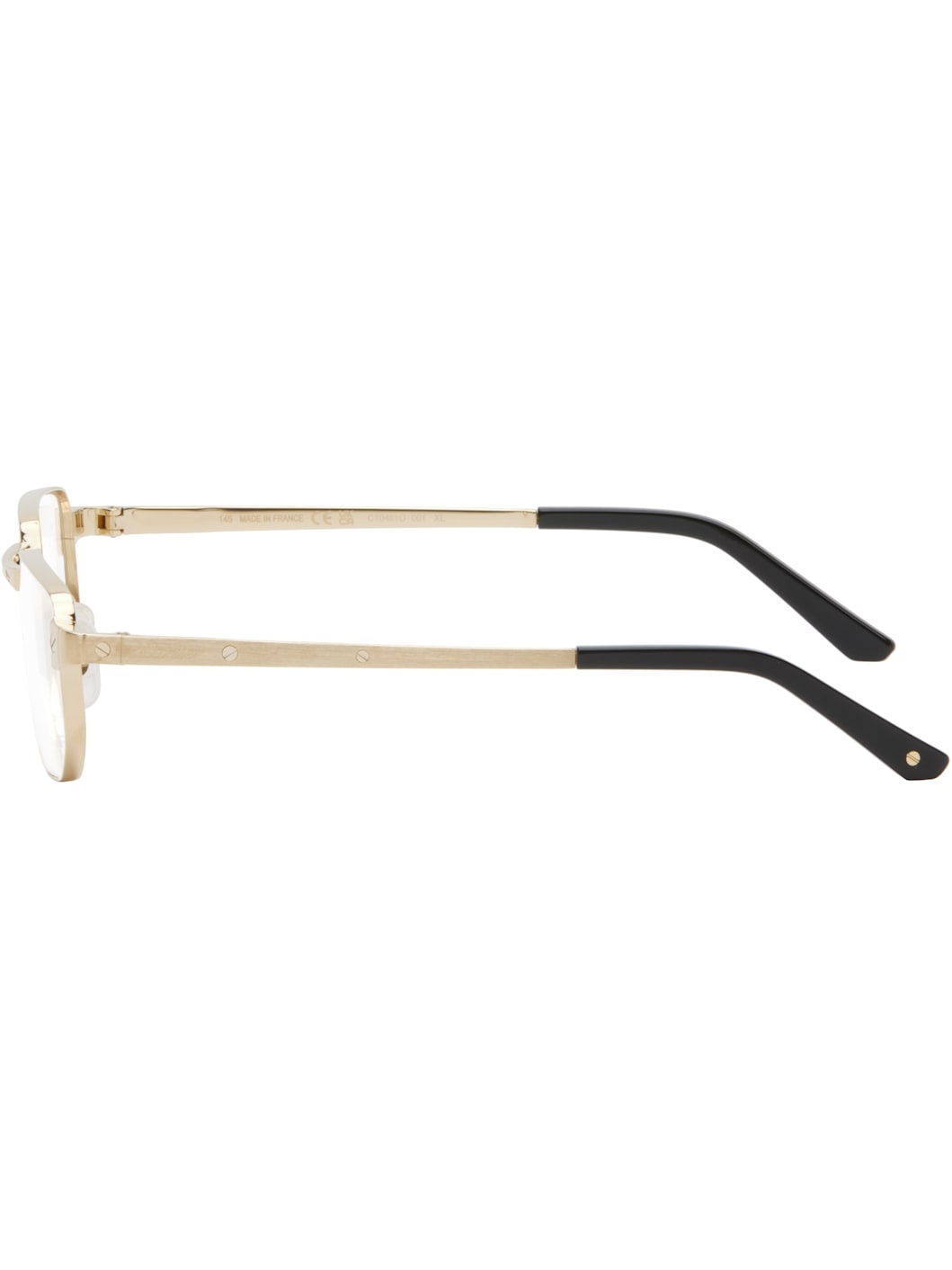 Gold 'Santos de Cartier' Glasses - 3